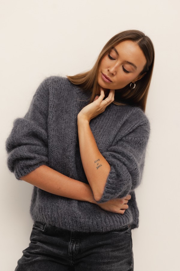 Justin Mohair Sweater Grey