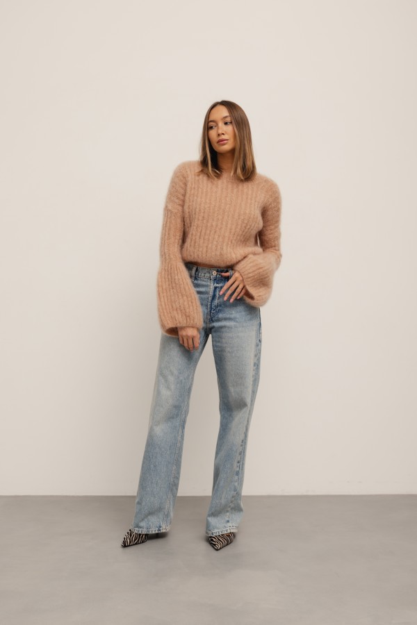 Diego Mohair Sweater Camel