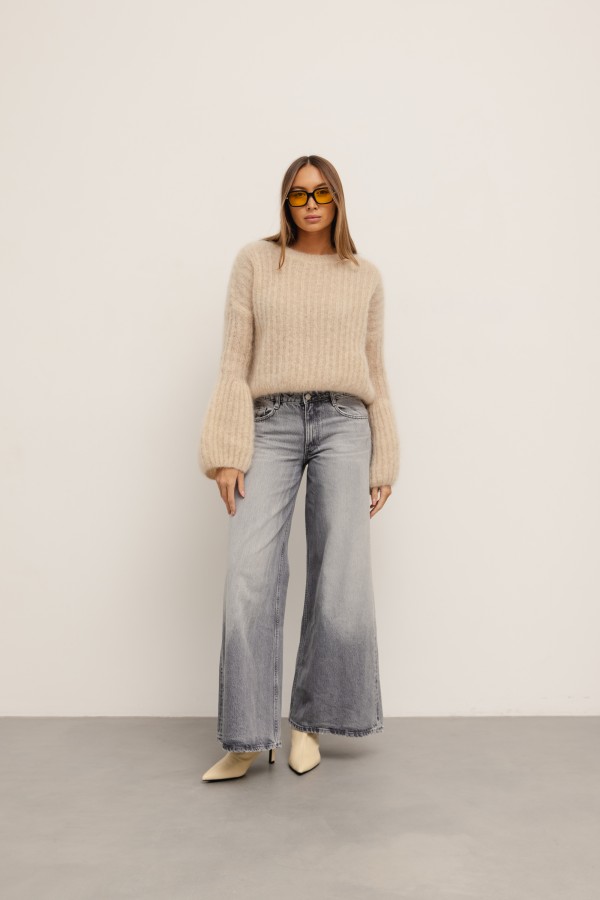 Diego Mohair Sweater Beige