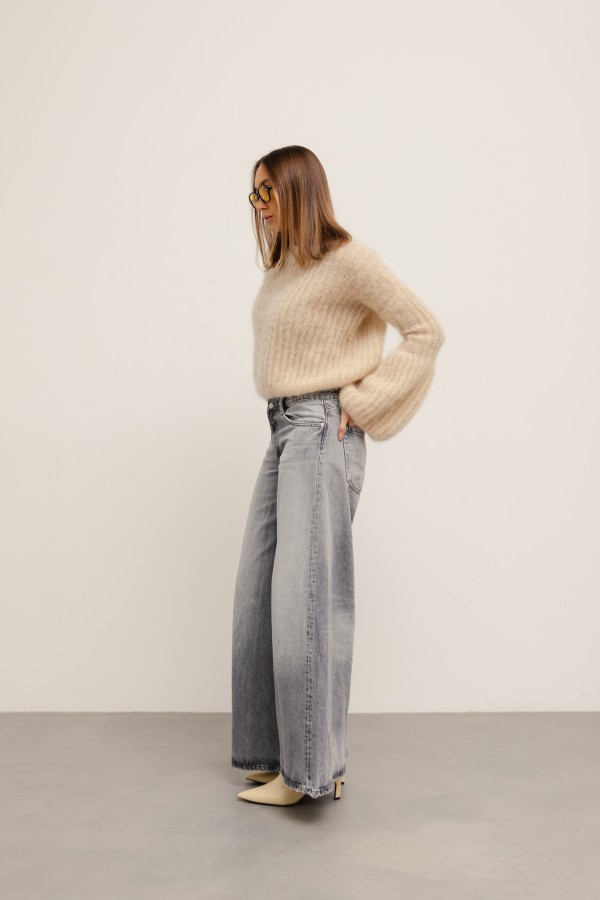 Diego Mohair Sweater Beige