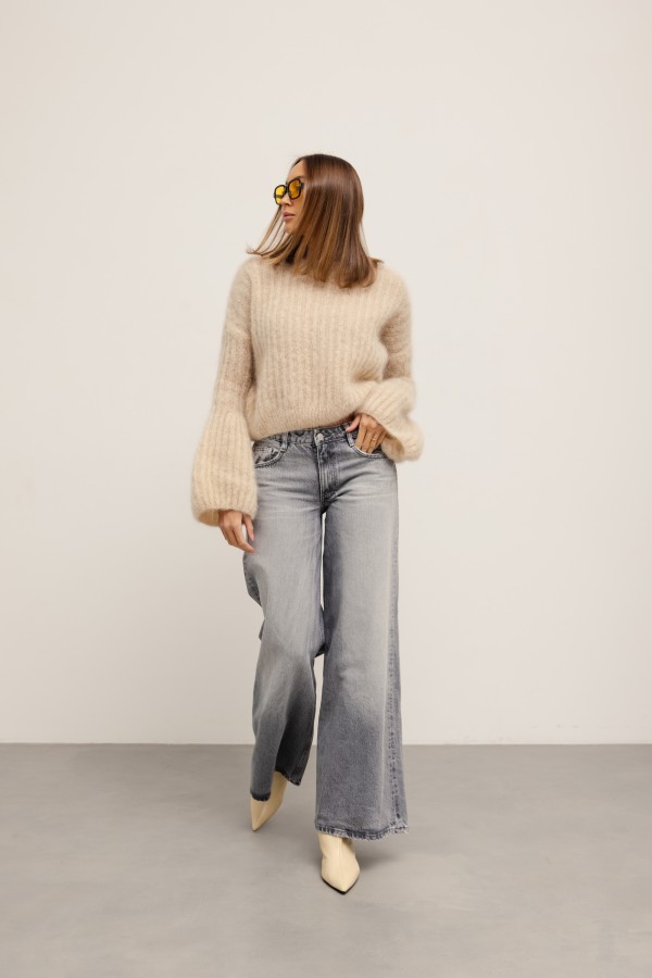 Diego Mohair Sweater Beige