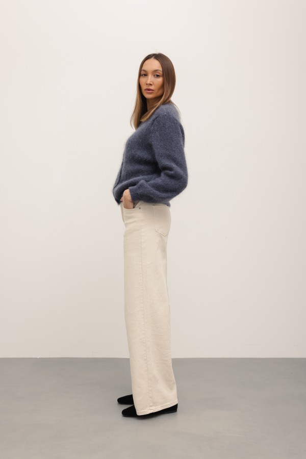 Sam Kardigan Moherowy Antracyt