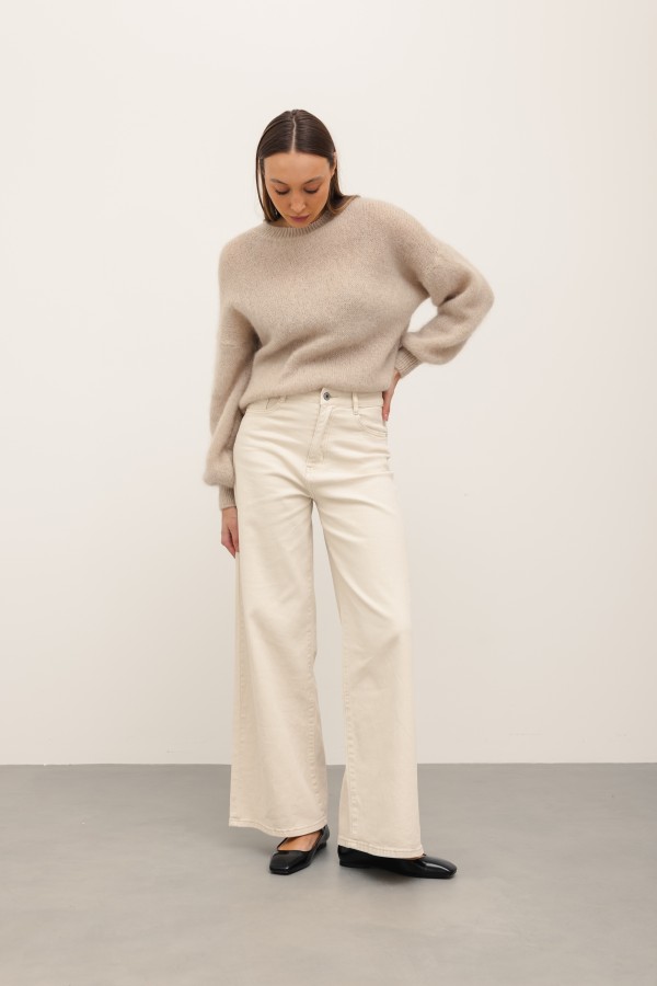 Hugo Mohair Sweater Beige