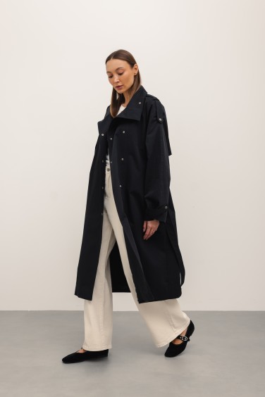 Arthur Trench Coat Black