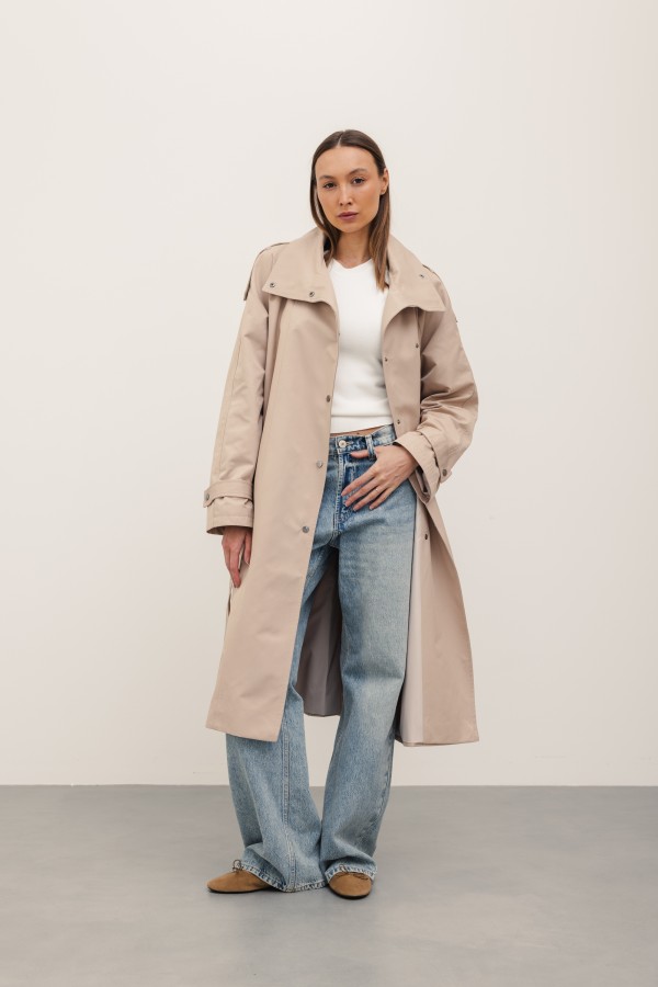 Arthur Trench Coat Beige
