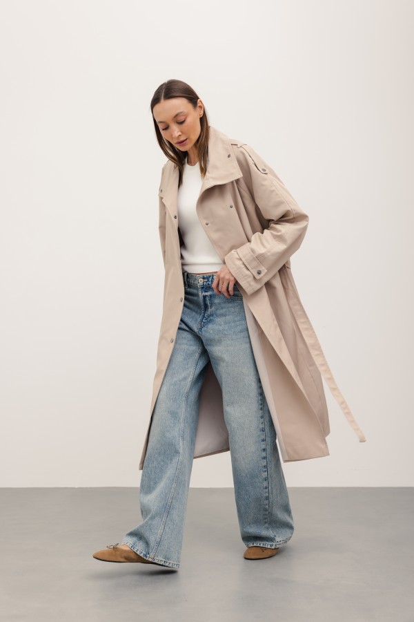 Arthur Trench Coat Beige