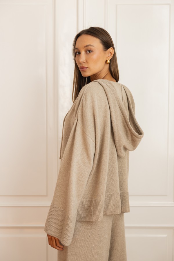 Sofie Knit Sweatshirt Beige