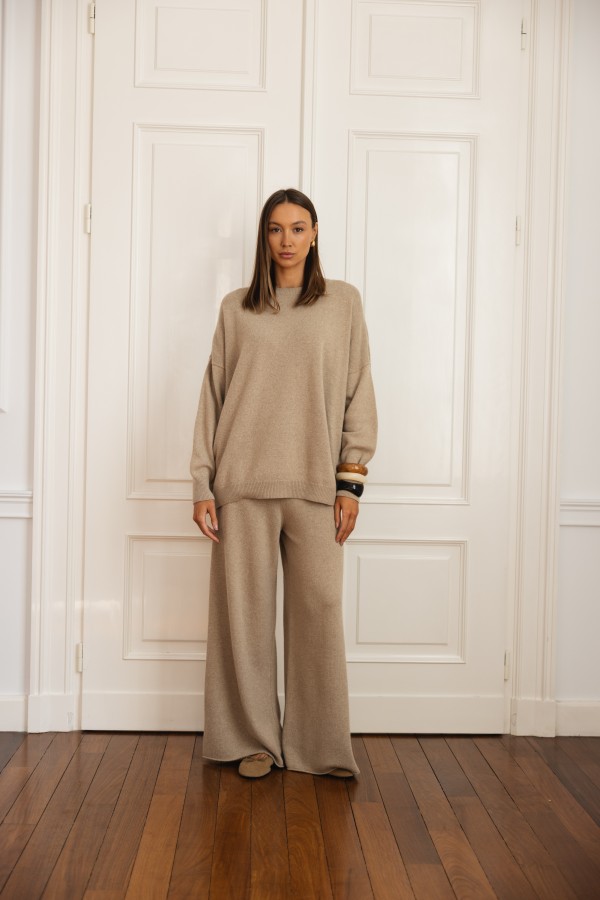 Elliot Oversized Sweater Beige