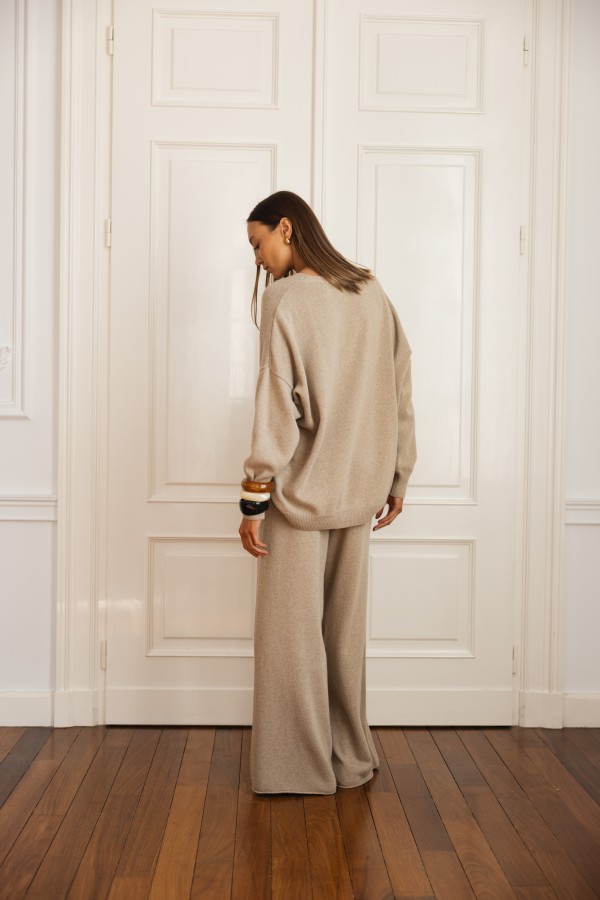 Elliot Oversized Sweater Beige