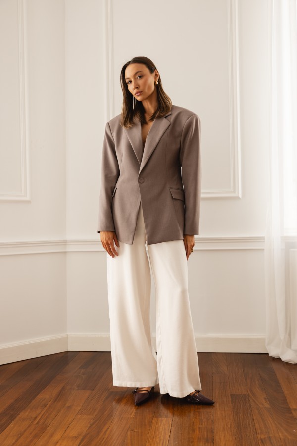 Raven Żakiet Oversize Mokka