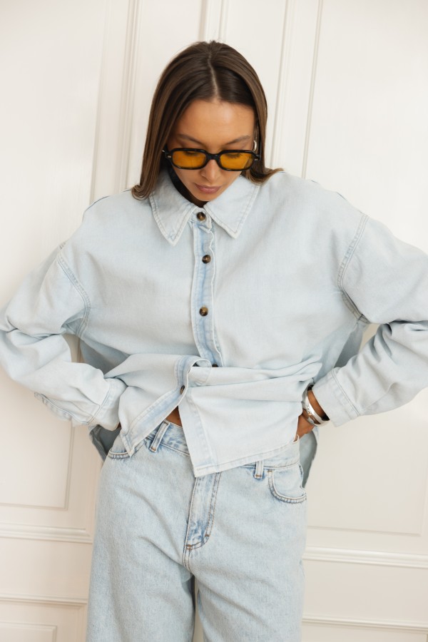 Lexi Wide-Leg Jeans Blue