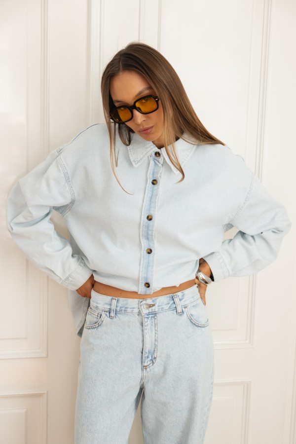 Lexi Wide-Leg Jeans Blue