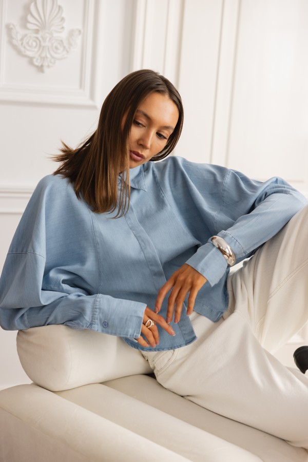 Madeline Koszula Niebieska