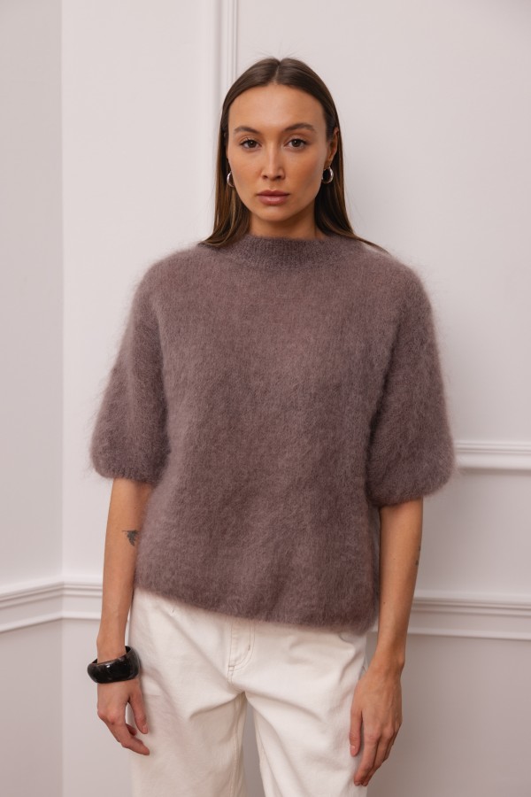 Steven Mohair Sweater Mocha