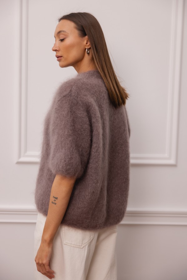 Steven Mohair Sweater Mocha