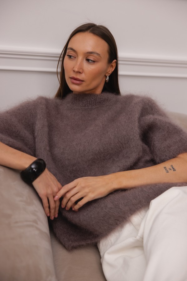 Steven Mohair Sweater Mocha