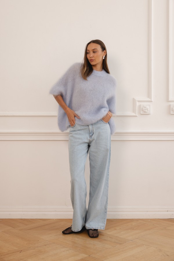 Marco Mohair Sweater Light Blue