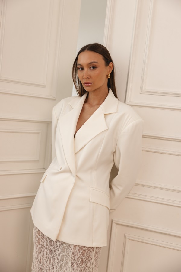 Solene Blazer Cream