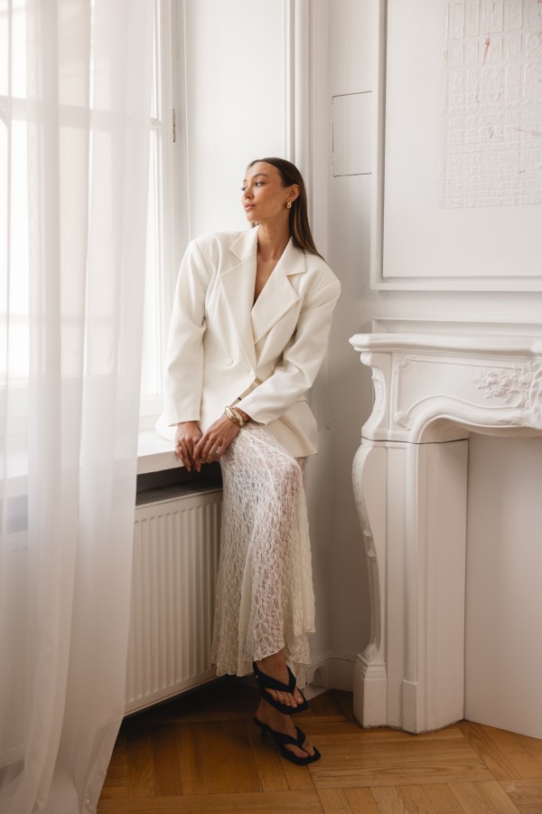 Solene Blazer Cream