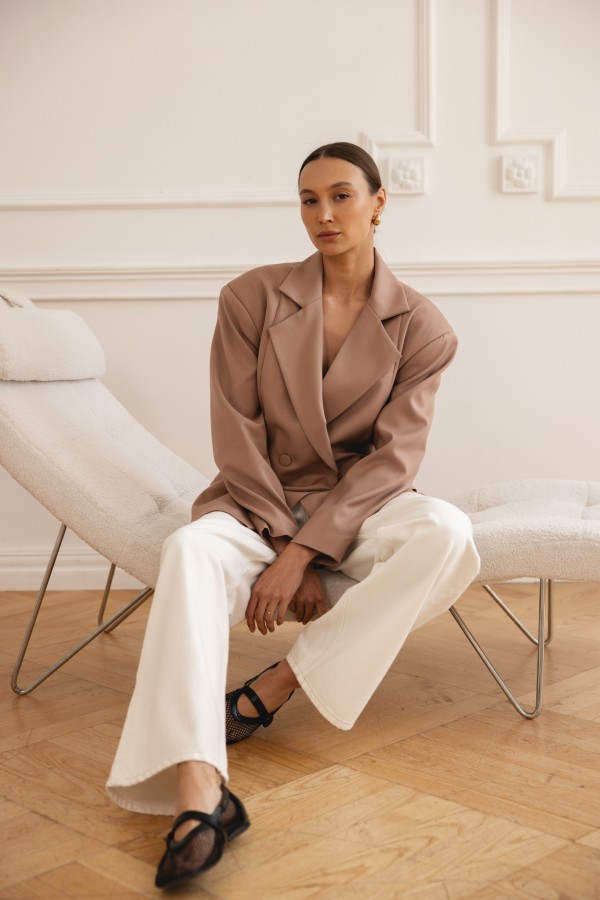 Solene Blazer Beige