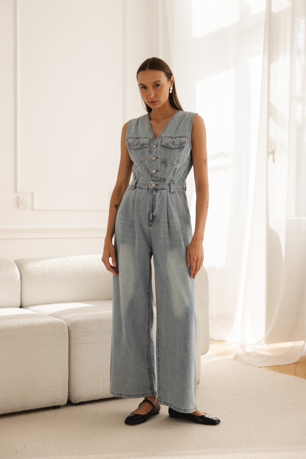 Bonnie Kombinezon Jeansowy