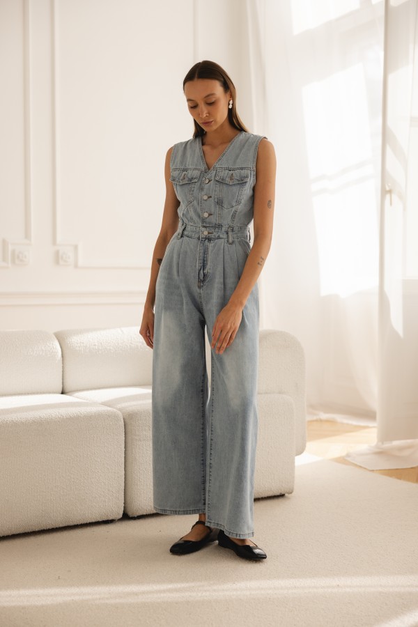 Bonnie Kombinezon Jeansowy