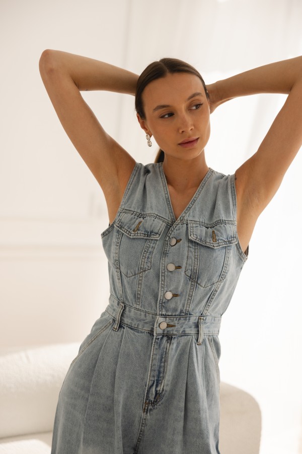 Bonnie Kombinezon Jeansowy