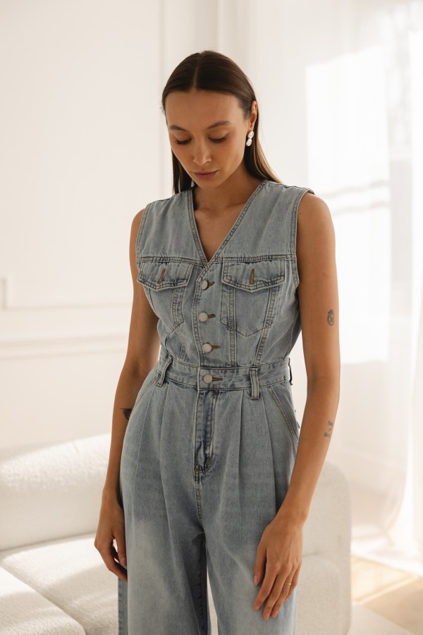 Bonnie Kombinezon Jeansowy