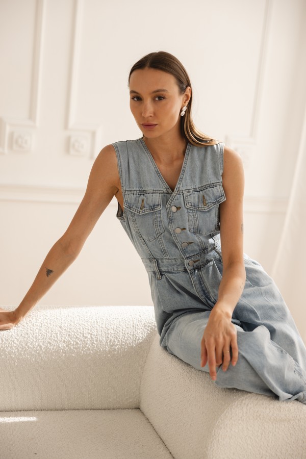 Bonnie Kombinezon Jeansowy