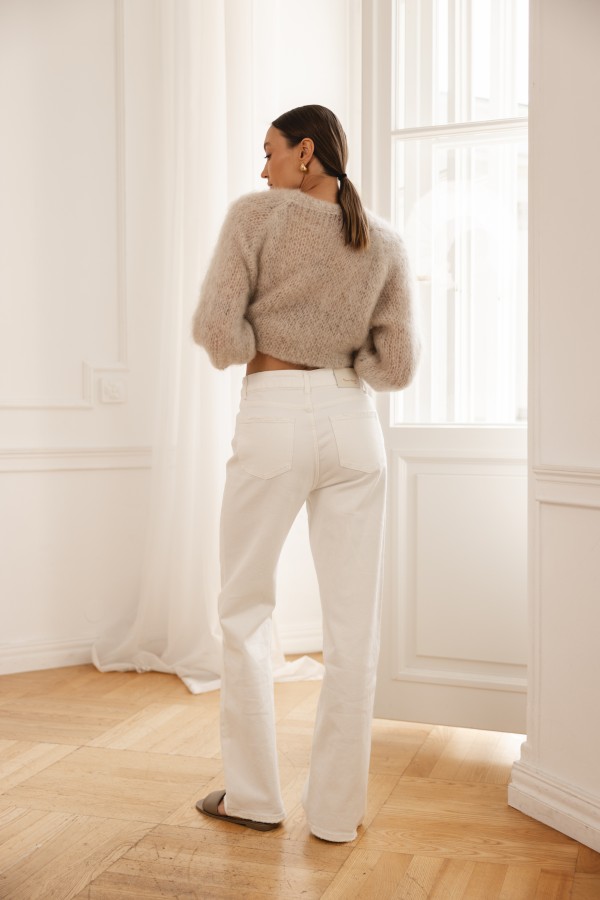 Rooney Sweter Moherowy Beż