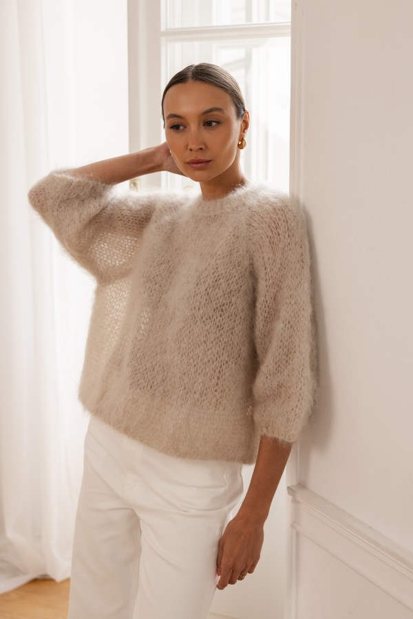 Rooney Mohair Sweater Beige