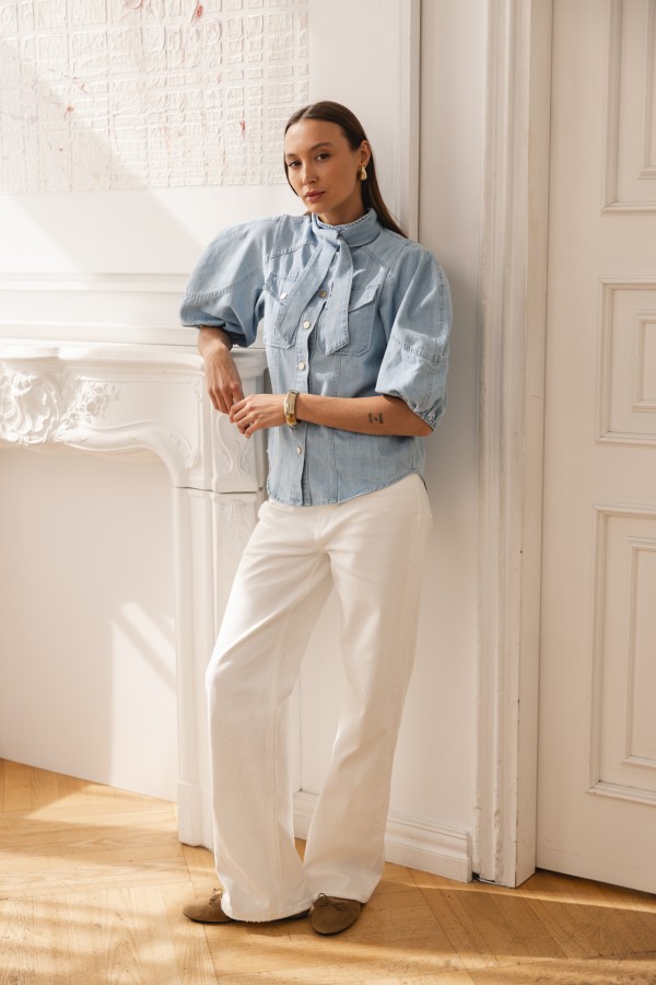 Sierra Koszula Jeansowa Blue