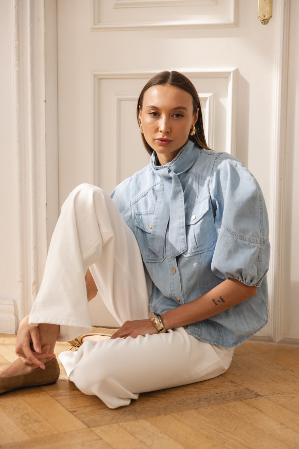 Sierra Koszula Jeansowa Blue