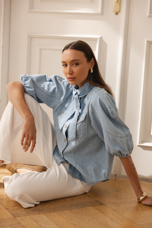 Sierra Koszula Jeansowa Blue