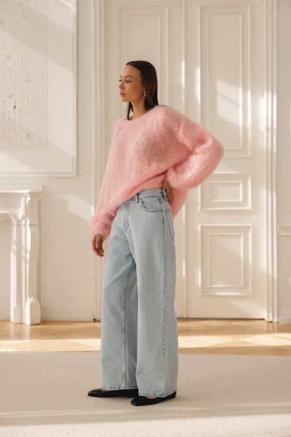 Lenny Sweter Moherowy Pink