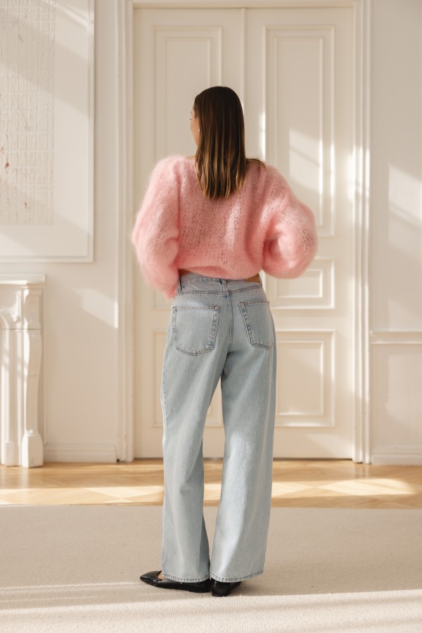 Lenny Sweter Moherowy Pink