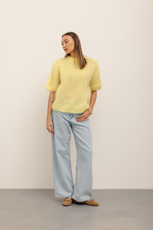 Steven Mohair Sweater Butter Premium