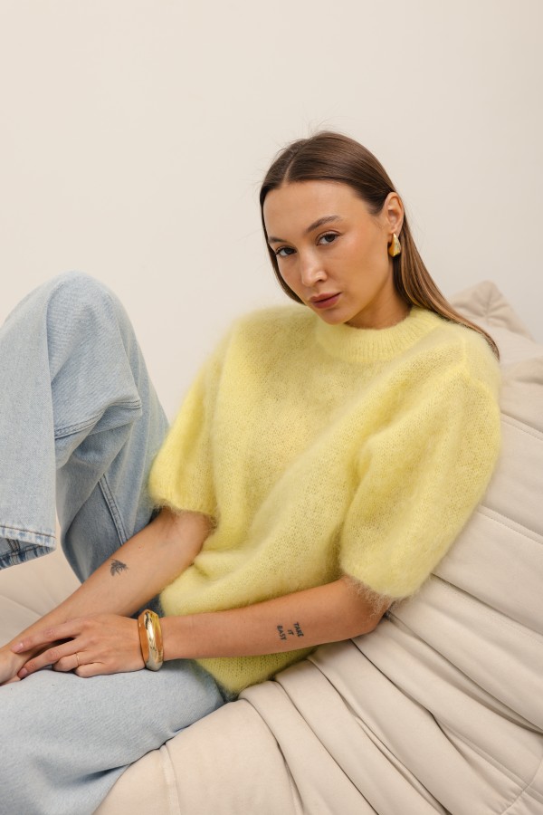 Steven Moherowy Sweter Butter Premium