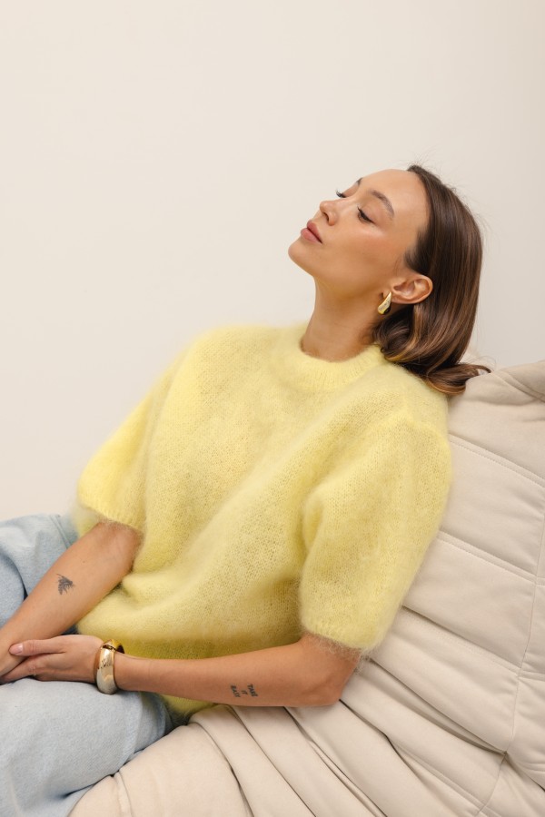 Steven Moherowy Sweter Butter Premium