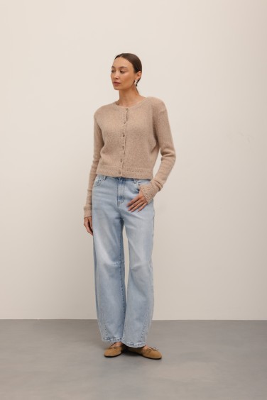 MG685 Barrel Jeans Blue