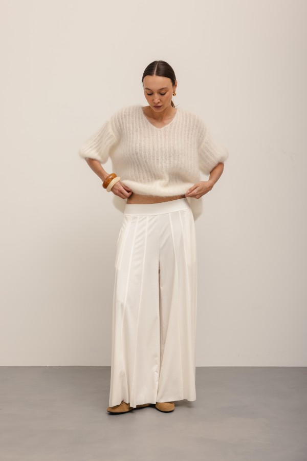 Smith Moherowy Sweter Ecru Premium