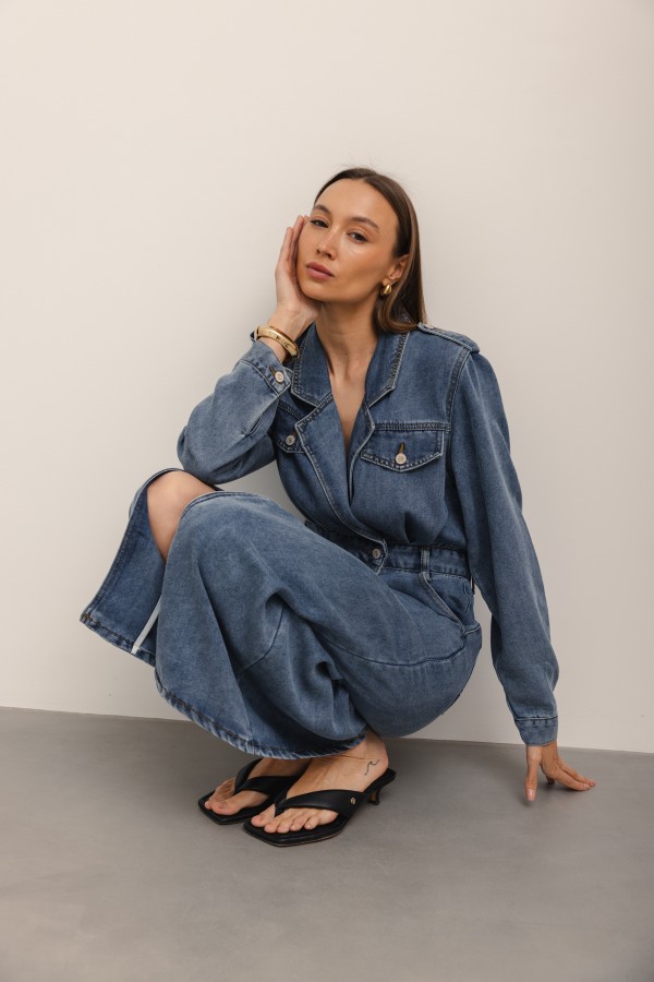 June Denim Dress