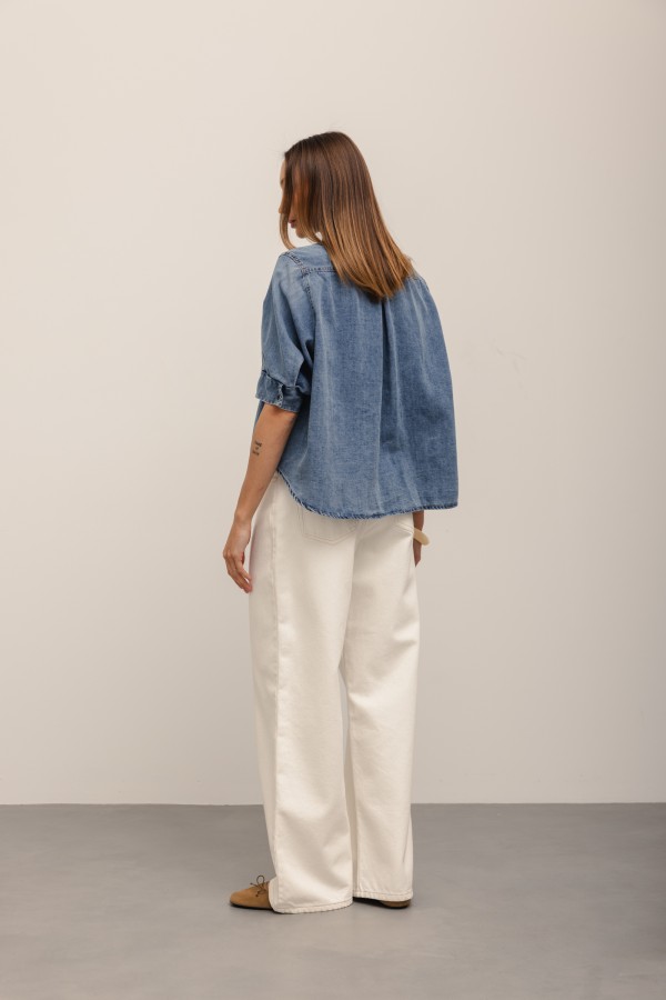 Brooklyn Koszula Jeansowa Light Blue