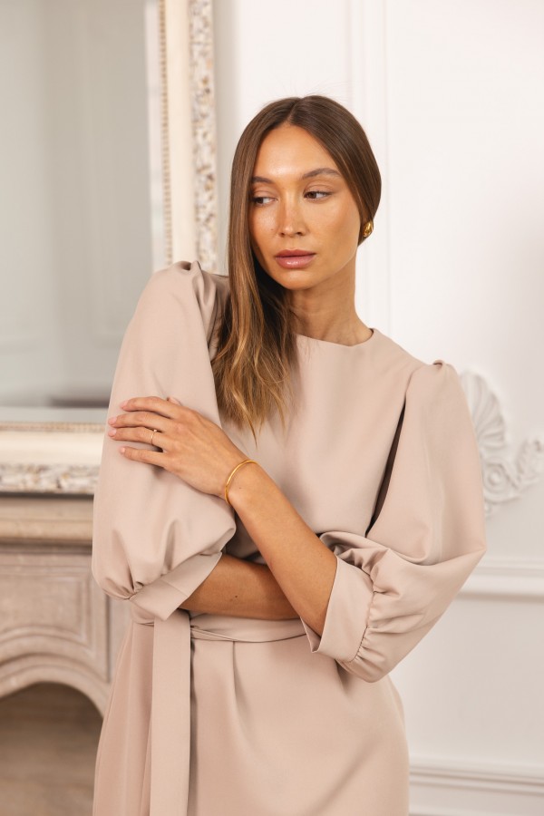 Sukienka Emma Taupe