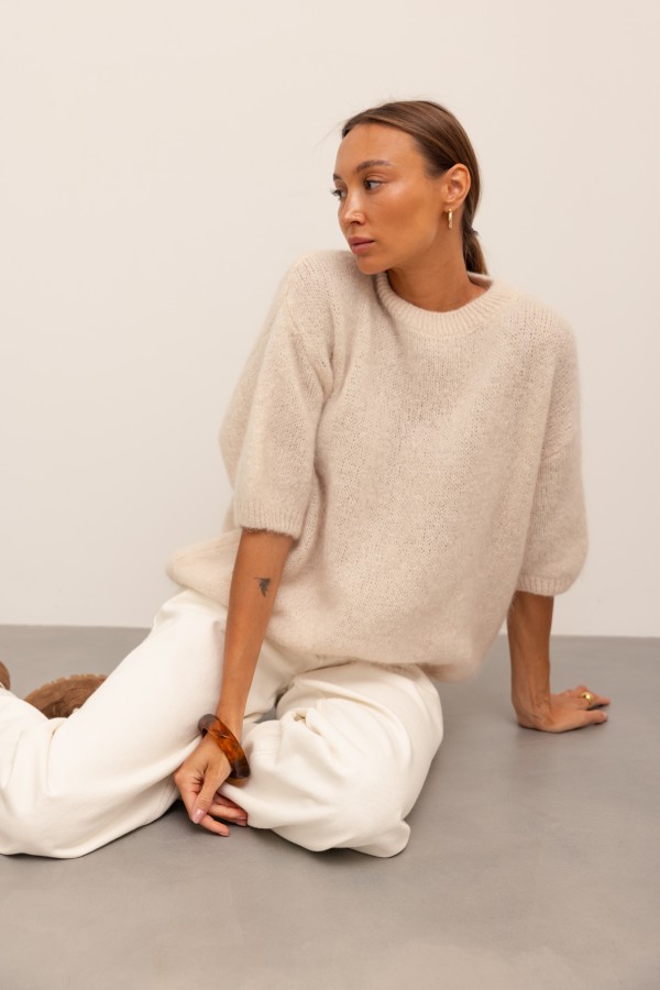 Archi Mohair Sweater Beige