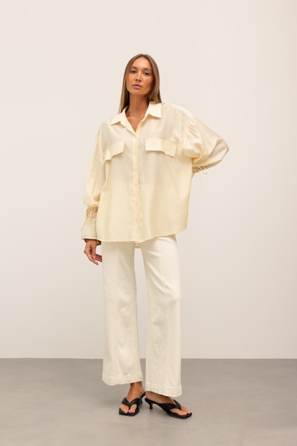 Serena Koszula Butter Yellow