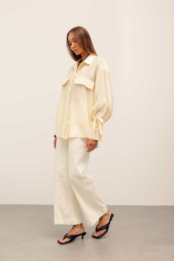 Serena Koszula Butter Yellow
