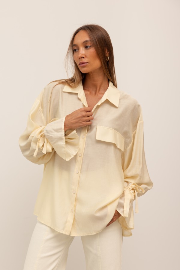 Serena Koszula Butter Yellow