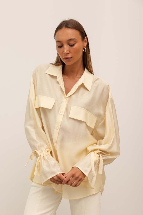 Serena Koszula Butter Yellow