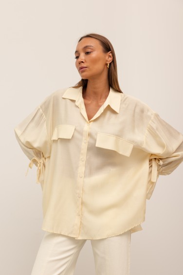 Serena Koszula Butter Yellow